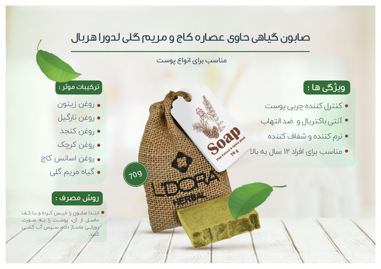 ویژگی ها و ترکیبات موثر پن کاج و مریم گلی لدورا