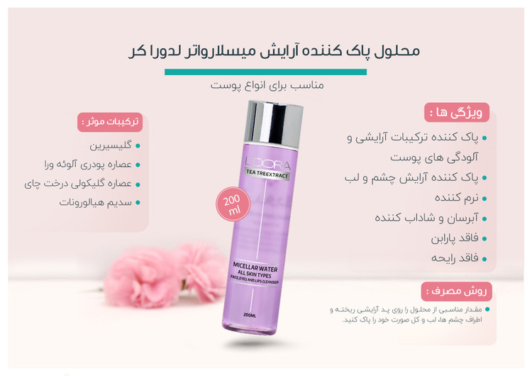 قیمت خرید میسلارواتر و خواص پاکننده آرایش آیا میسلار واتر خوبه ؟