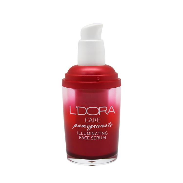 سرم روشن کننده صورت انار مناسب انواع پوست لدورا، 30 میلی لیتر